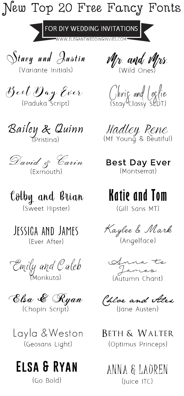free elegant wedding fonts