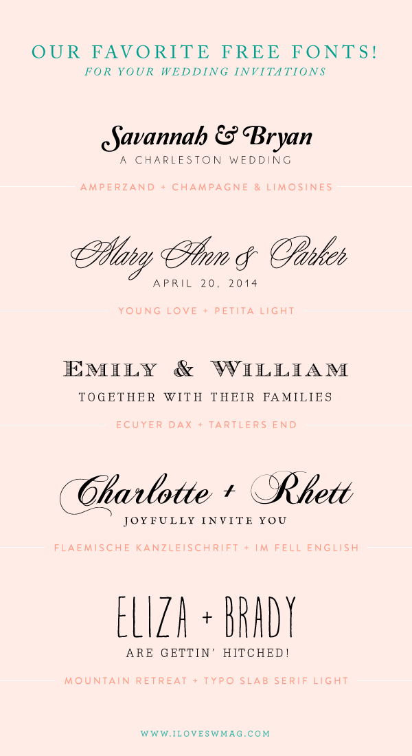 free elegant wedding fonts